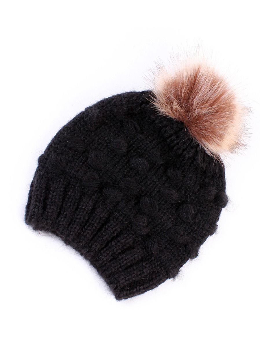 Adorable Single Pom Baby Knitted Beanie Hat - dianjiang-