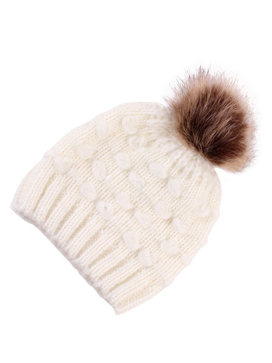Adorable Single Pom Baby Knitted Beanie Hat - dianjiang-