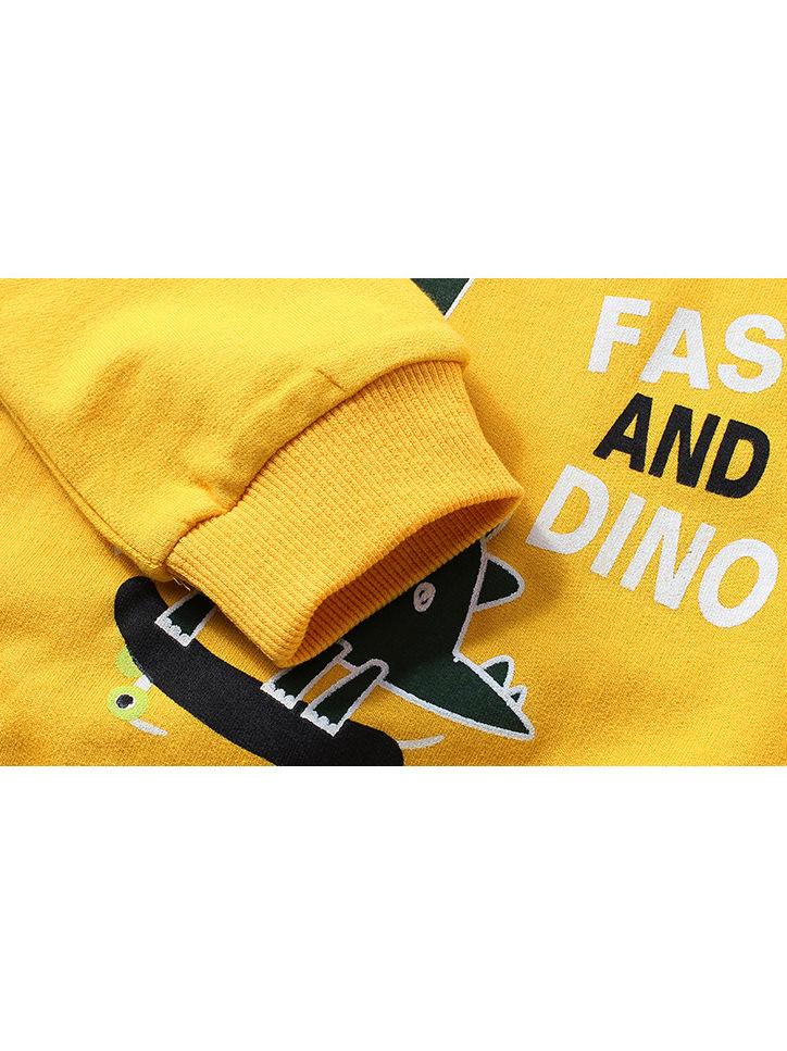 Toddler Baby Cool Fast and Dino Dinosaur Printed Pullover 3 Colors - dianjiang-