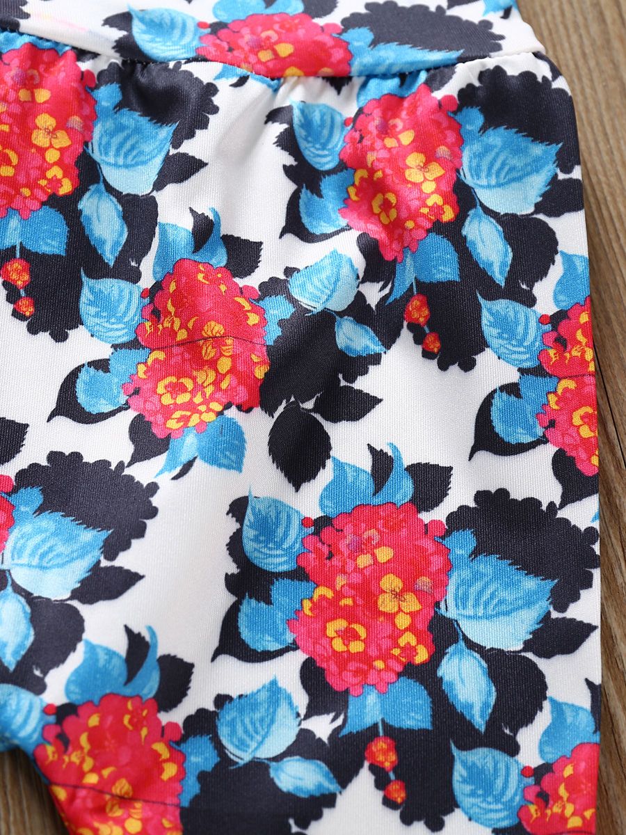 Autumn 2-Piece Outfit Baby Toddler Girl Hoodie & Floral Trouser - dianjiang-