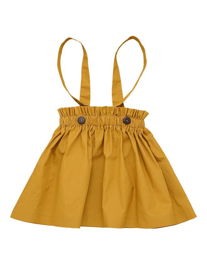 Autumn 3-Piece Baby Girl Striped Romper+Jumper Skirt+Headband - dianjiang-