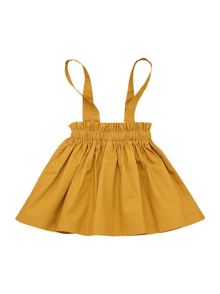 Autumn 3-Piece Baby Girl Striped Romper+Jumper Skirt+Headband - dianjiang-