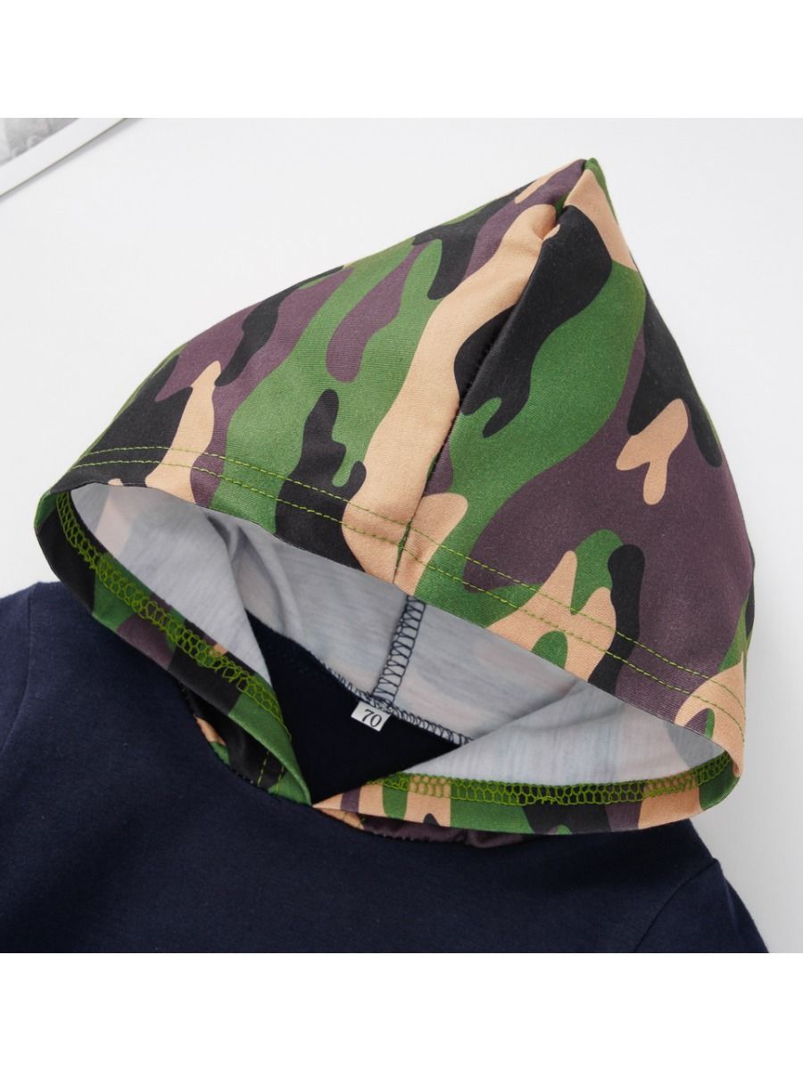 Autumn Baby Boys 2-Piece Camoflage Hoodie Sets pull-on Pants - dianjiang-