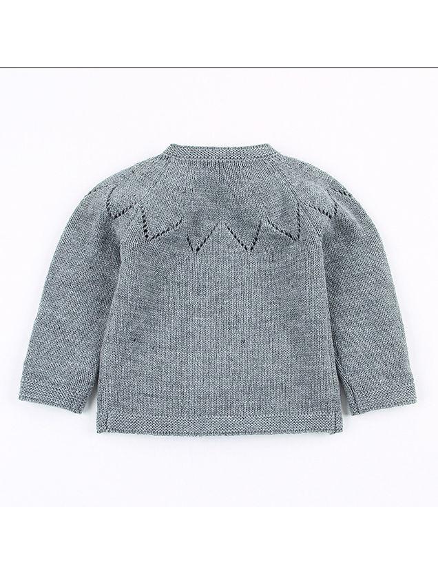 Autumn Baby Button Crochet Cardigan - dianjiang-