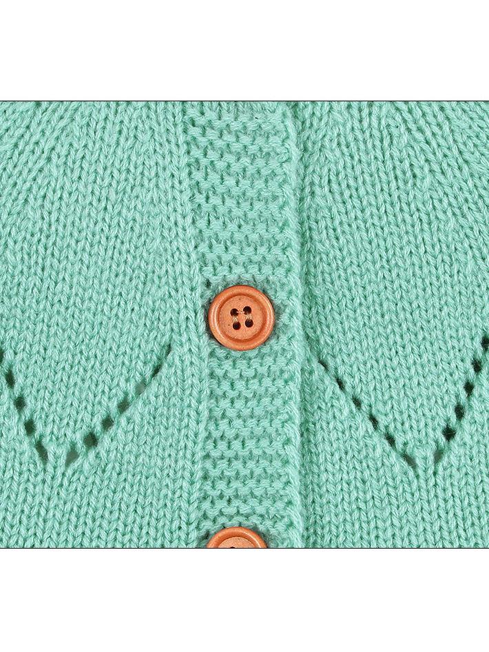 Autumn Baby Button Crochet Cardigan - dianjiang-