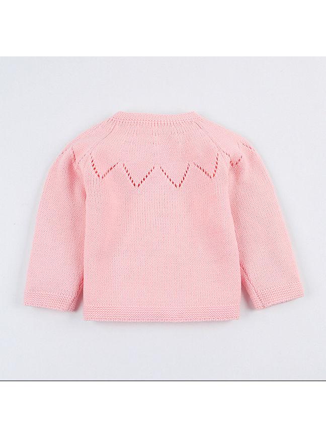 Autumn Baby Button Crochet Cardigan - dianjiang-