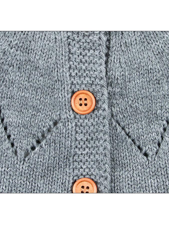 Autumn Baby Button Crochet Cardigan - dianjiang-