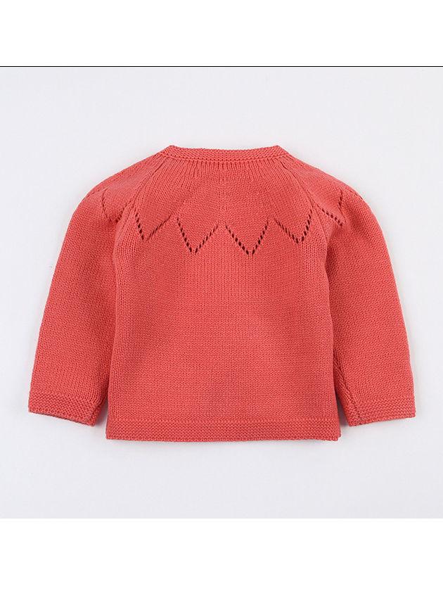 Autumn Baby Button Crochet Cardigan - dianjiang-