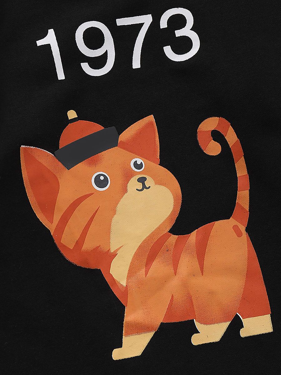 Autumn Baby Cute Cat 1973 Pullover - dianjiang-