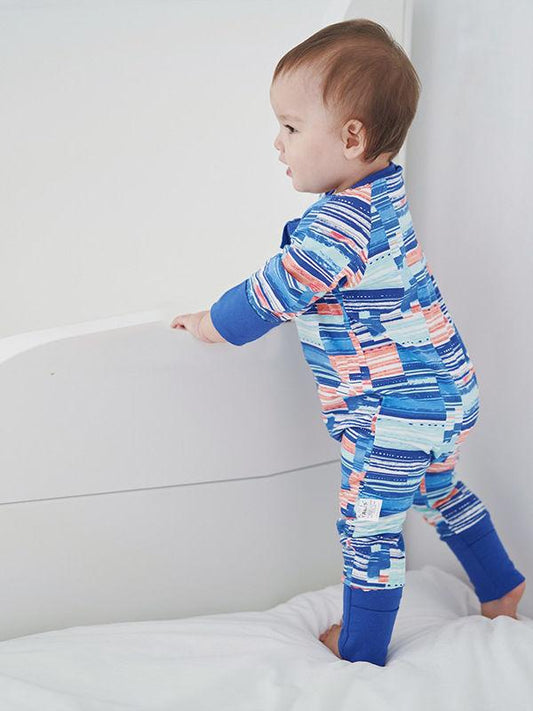 Autumn Baby Multi-Color Zipper Onesie - dianjiang-