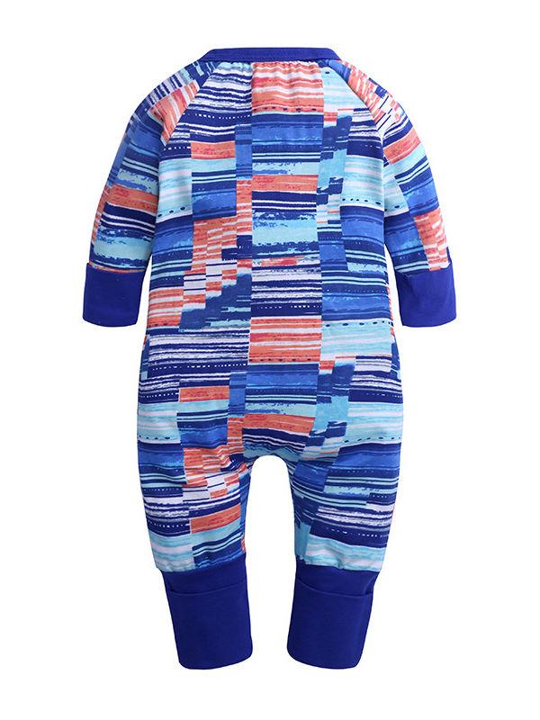 Autumn Baby Multi-Color Zipper Onesie - dianjiang-