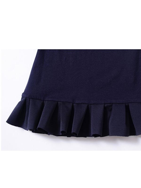 Autumn Baby Toddler Girls Ruffled Long Sleeves One -piece Dress - dianjiang-