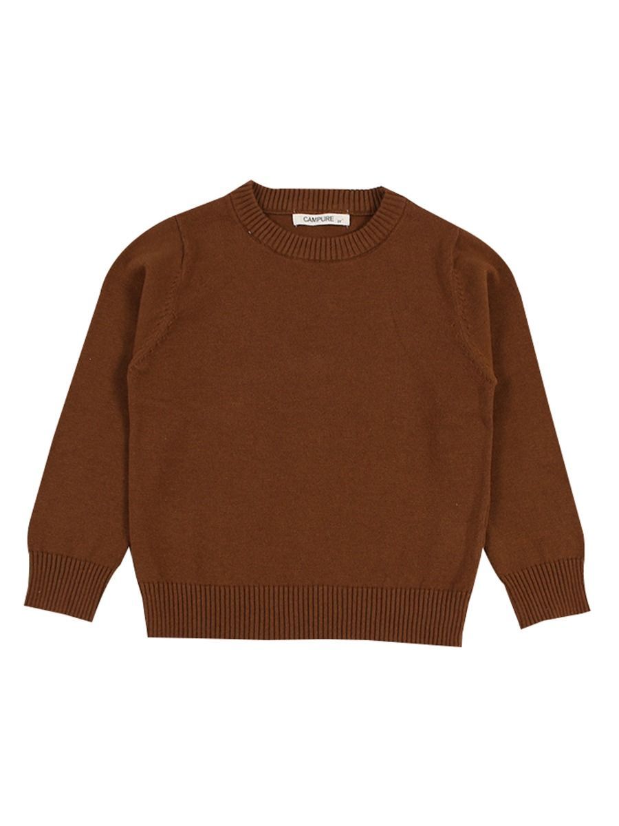 Autumn Toddler Baby Kids Solid Color Crochet Sweater - dianjiang-