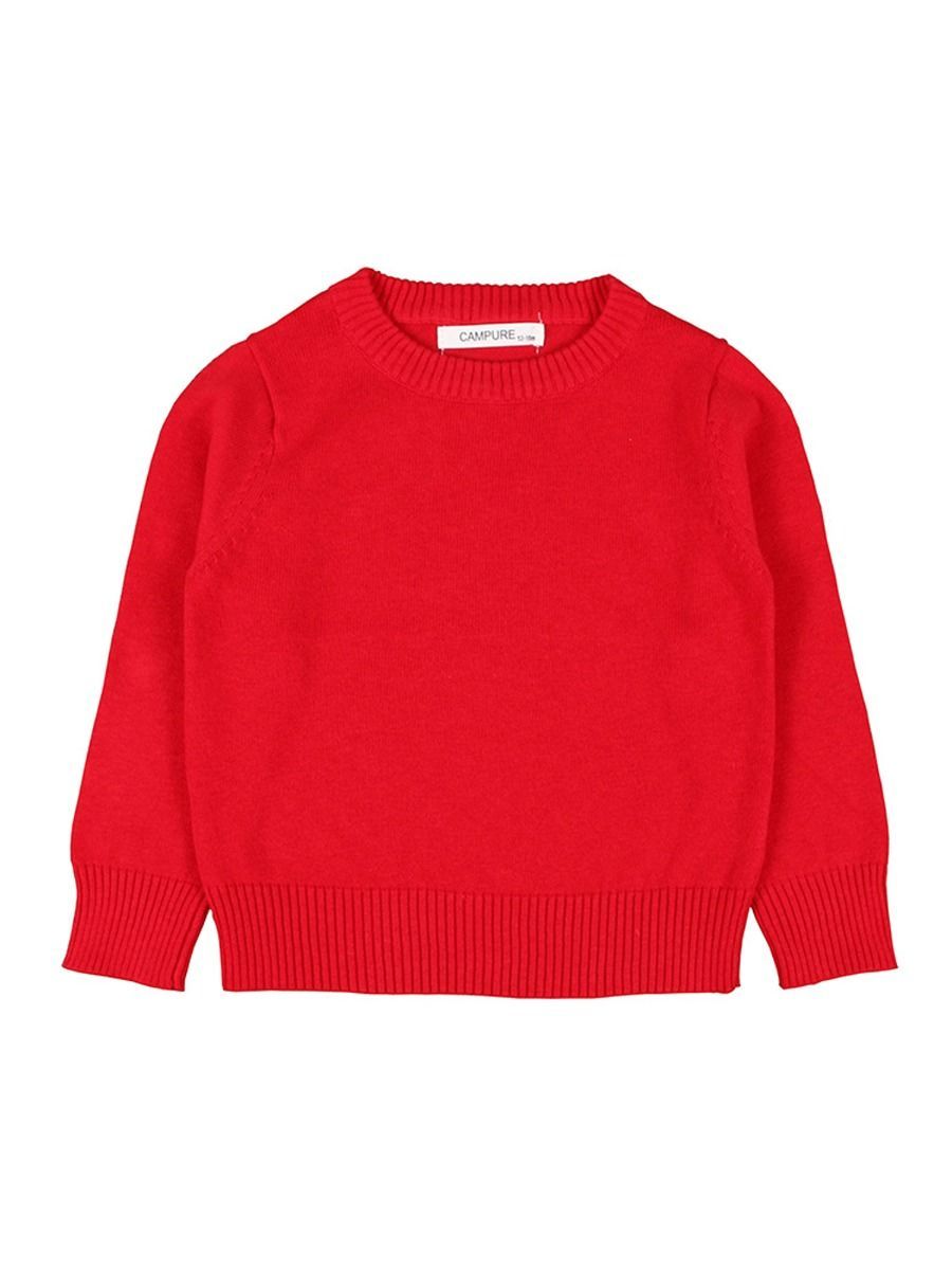Autumn Toddler Baby Kids Solid Color Crochet Sweater - dianjiang-
