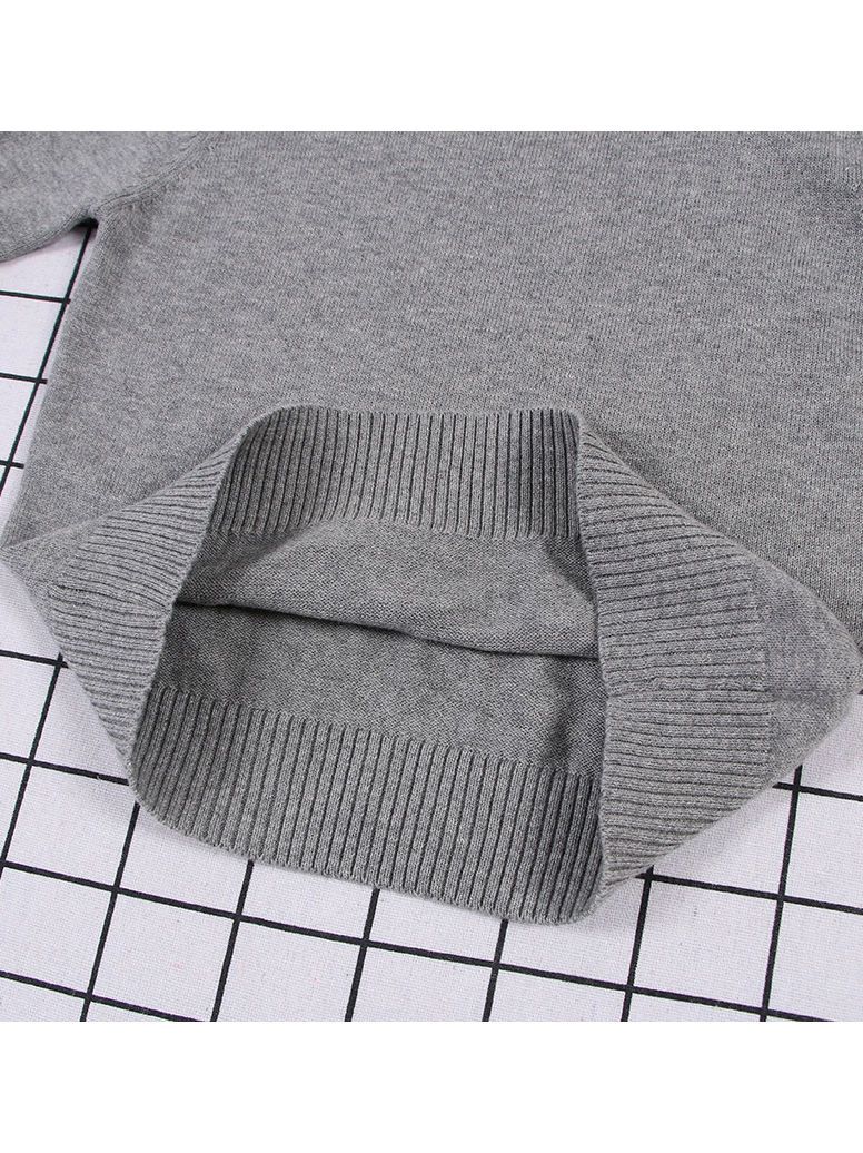 Autumn Toddler Baby Kids Solid Color Crochet Sweater - dianjiang-