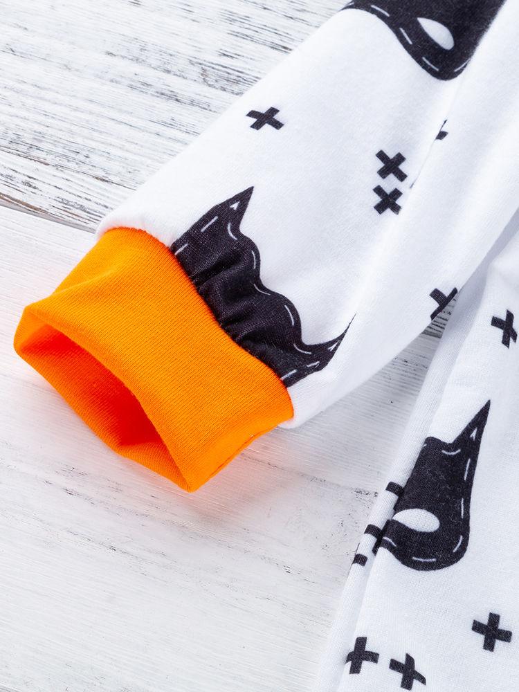 Baby Boy 2-Piece Halloween Theme Overall Matching Hat - dianjiang-