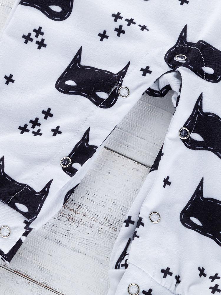 Baby Boy 2-Piece Halloween Theme Overall Matching Hat - dianjiang-