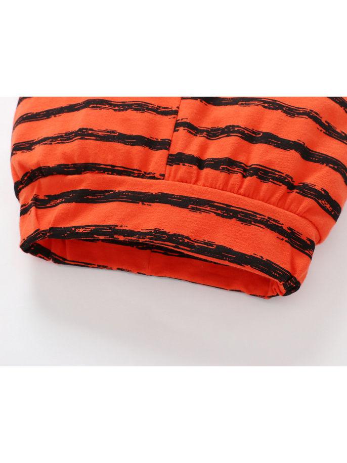 Baby Boy 3-Piece Halloween Set My First Bodysuit+Stripe Pants+Hat - dianjiang-