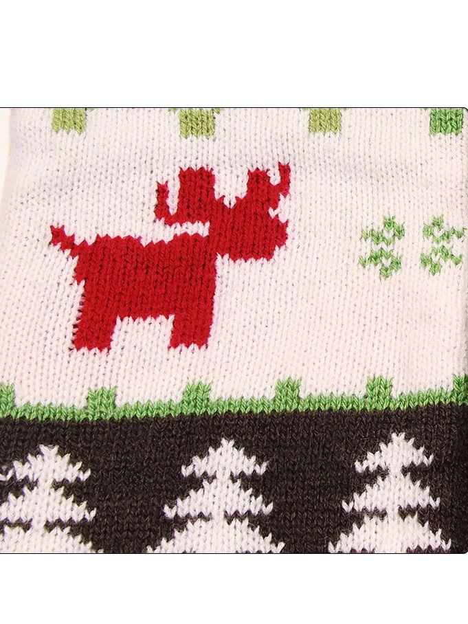 Baby Boy Christmas Tree Reindeer Crochet Hooded Cardigan - dianjiang-