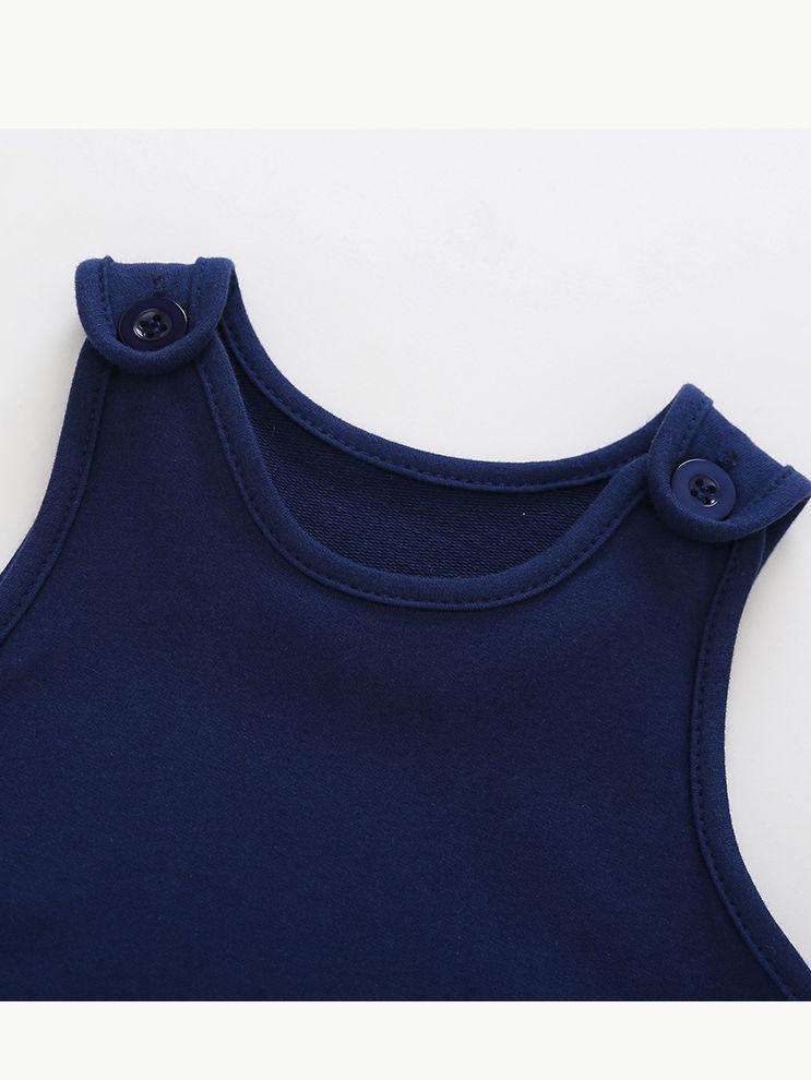 Baby Boy Dinosaur Pattern Sleeveless Playsuit - dianjiang-