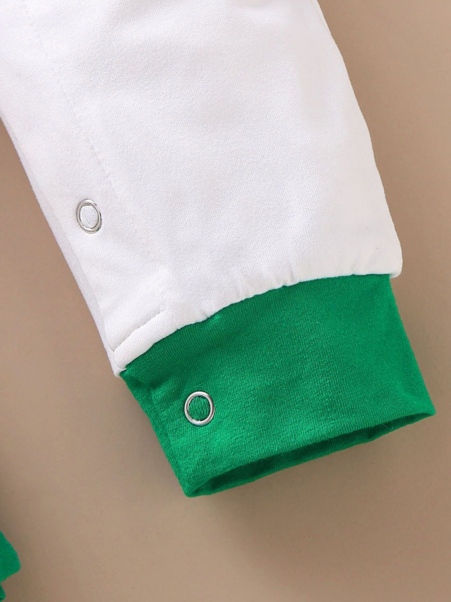 Baby Christmas Reindeer Striped Jumpsuit - dianjiang-