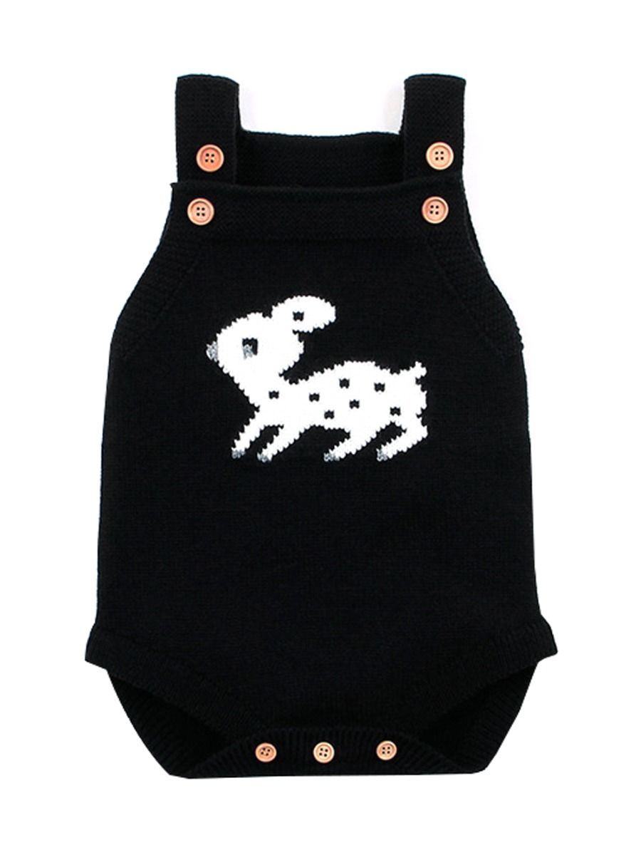 Adorable Baby Deer Crochet Bodysuit 5 Colors - dianjiang-