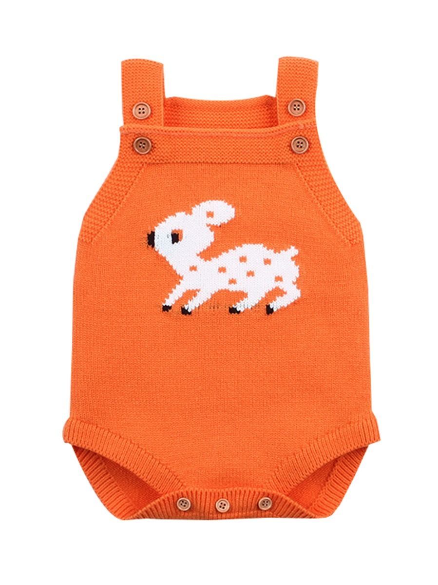 Adorable Baby Deer Crochet Bodysuit 5 Colors - dianjiang-