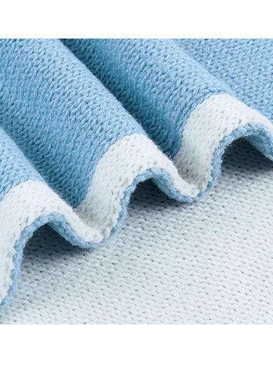 Cute Infant Baby Fox Style Solid Color Knit Blanket 3 Colors - dianjiang-