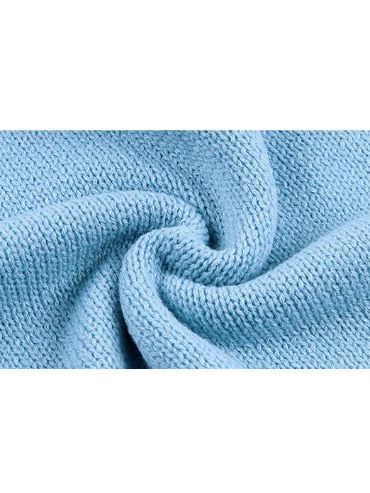 Cute Infant Baby Fox Style Solid Color Knit Blanket 3 Colors - dianjiang-