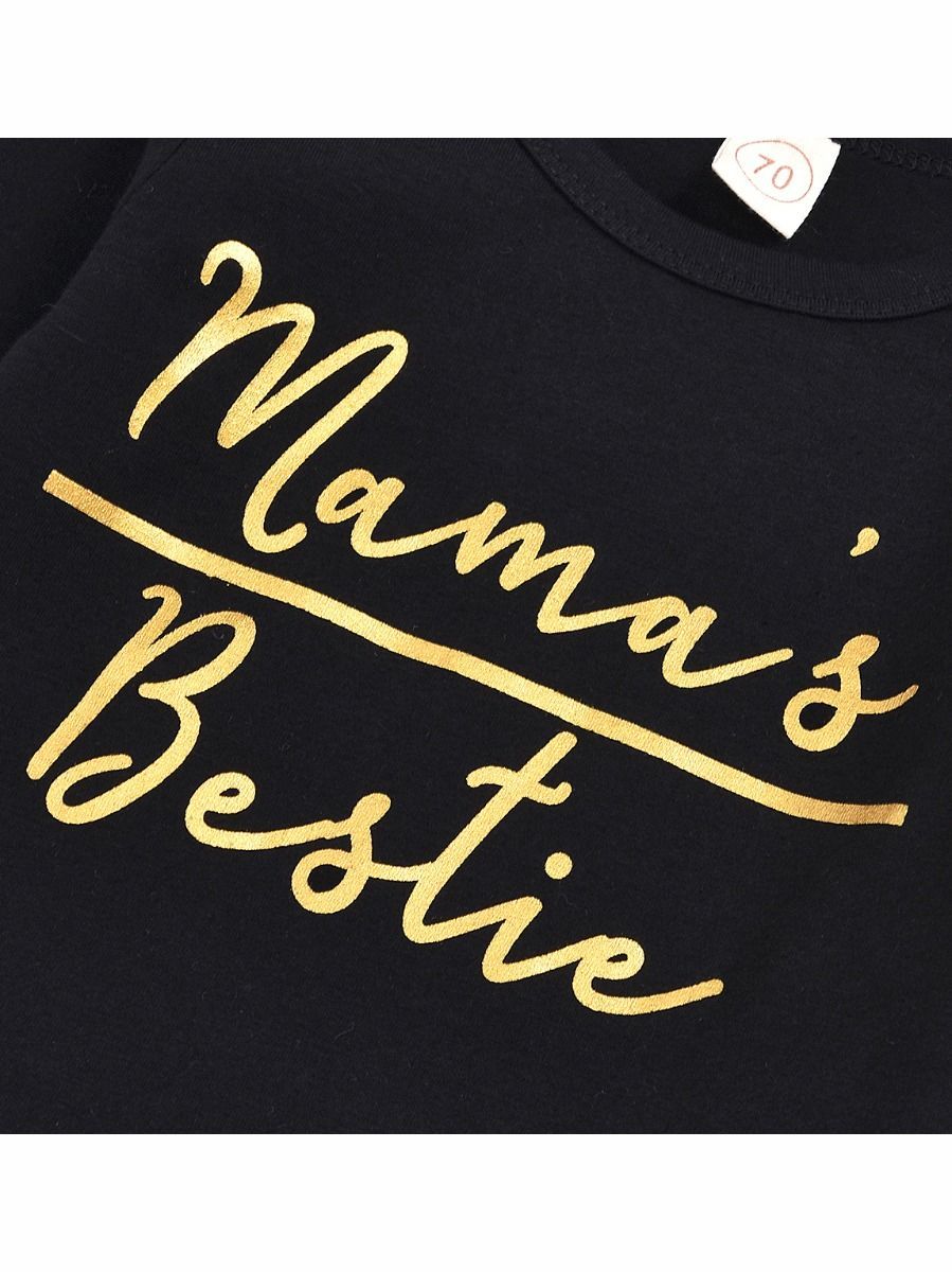 Baby Girl 3-Piece Mama's Bestie Leopard Print Set Onesie+Pants+Headband - dianjiang-