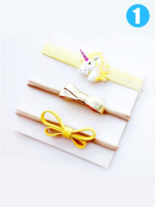 Baby Girls Accessories Headband 3-Piece Hairband Set - dianjiang-