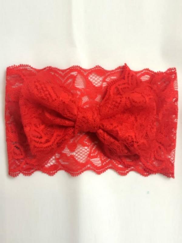 Pretty Lace Bow-knot Headband Baby Girls Hair Clips 19x8cm - dianjiang-