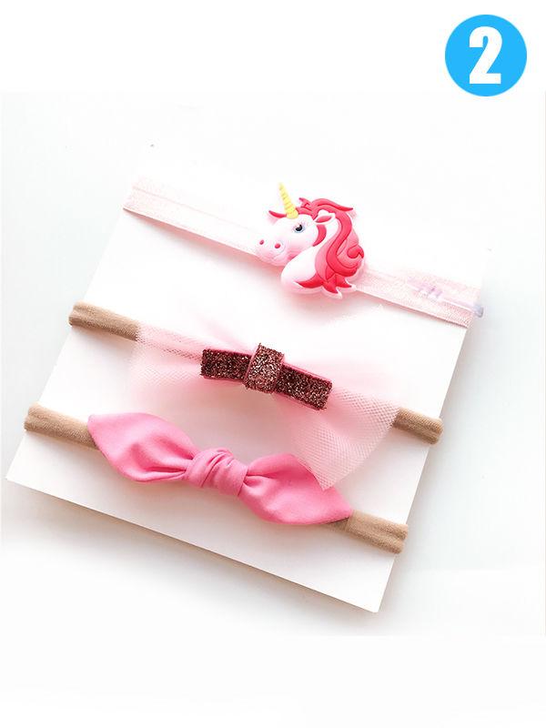 Baby Girls Accessories Headband 3-Piece Hairband Set - dianjiang-