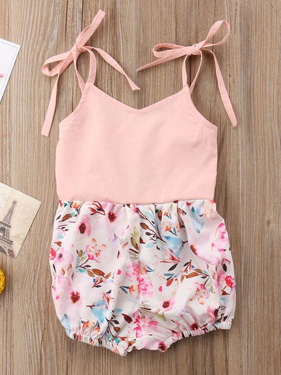 Braces Romper Jumpsuit Outfits for Summer Baby Girls - dianjiang-