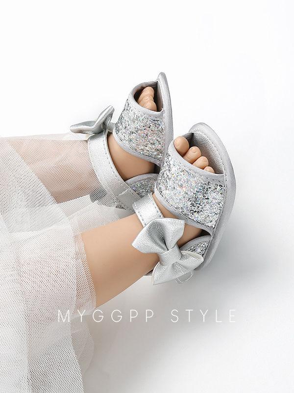 Summer Soft Sole Sequin Anti-Slip Sandal for Baby Girls - dianjiang-