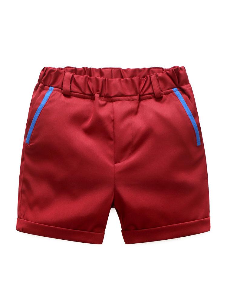 Baby Little Boy Summer 2-Piece Casual Outfits Color Blocking T-Shirt+ Shorts - dianjiang-