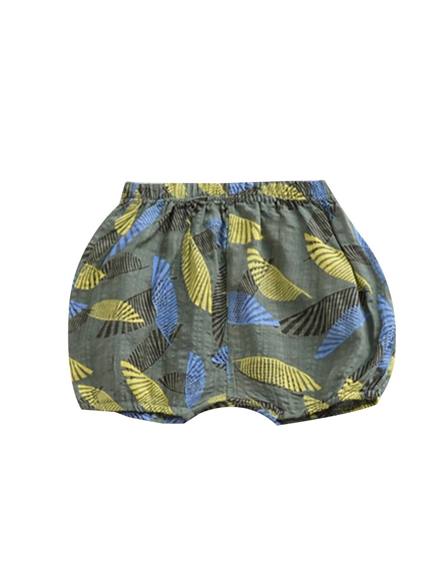 Floral Cartoon Print Infant Girls Boys Bloomers Baby Summer Shorts - dianjiang-