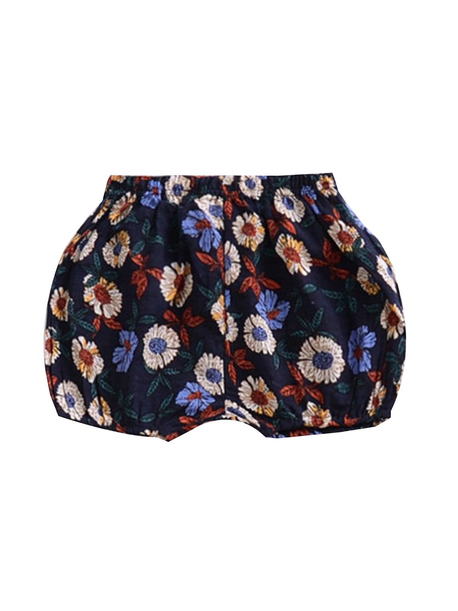 Floral Cartoon Print Infant Girls Boys Bloomers Baby Summer Shorts - dianjiang-