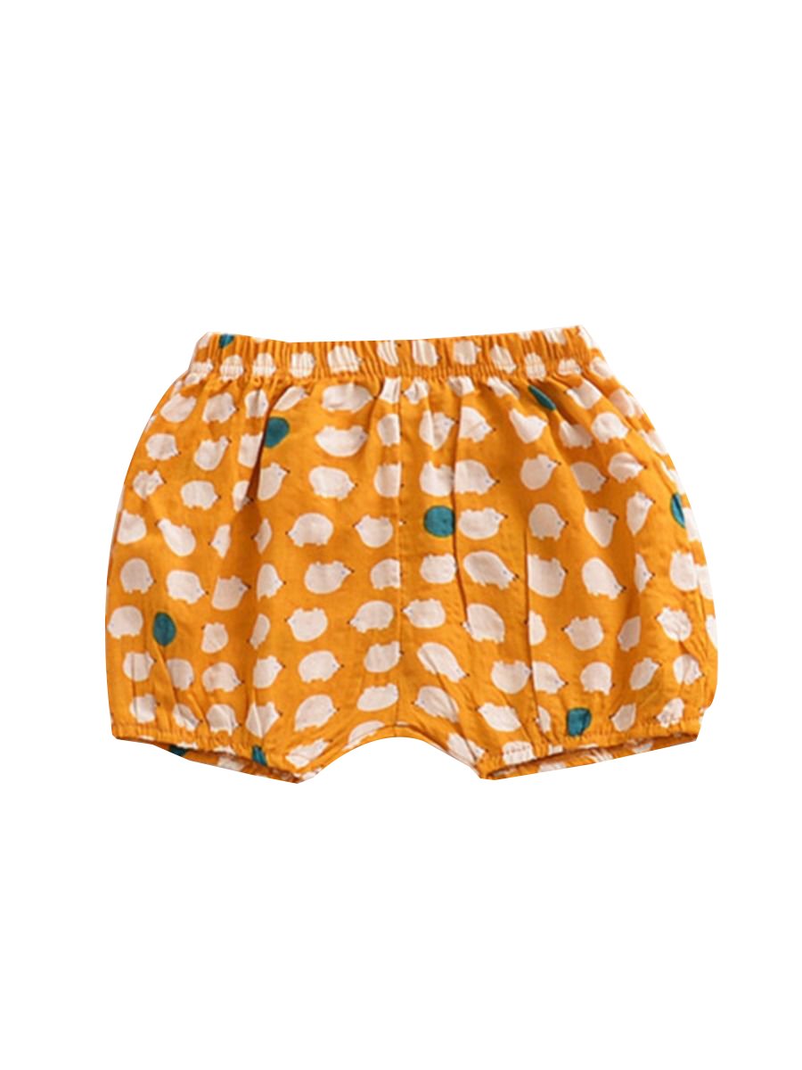 Floral Cartoon Print Infant Girls Boys Bloomers Baby Summer Shorts - dianjiang-