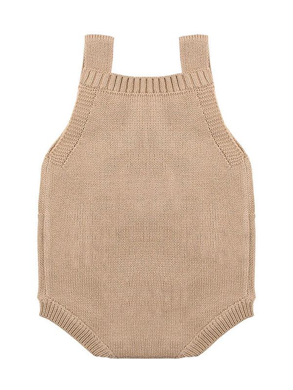 Handcrafted Lion Knitted Onesies Baby Suspender Romper - dianjiang-