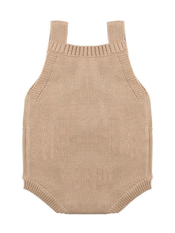 Handcrafted Lion Knitted Onesies Baby Suspender Romper - dianjiang-