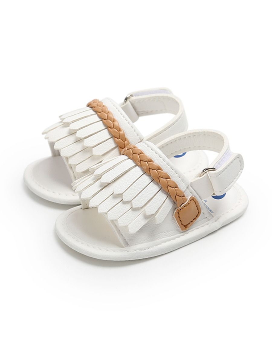 Baby Tassel Trim  Pre Walking Sandal - dianjiang-