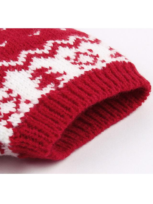 Baby Toddler Girl Christmas Reindeer Crochet Dress - dianjiang-