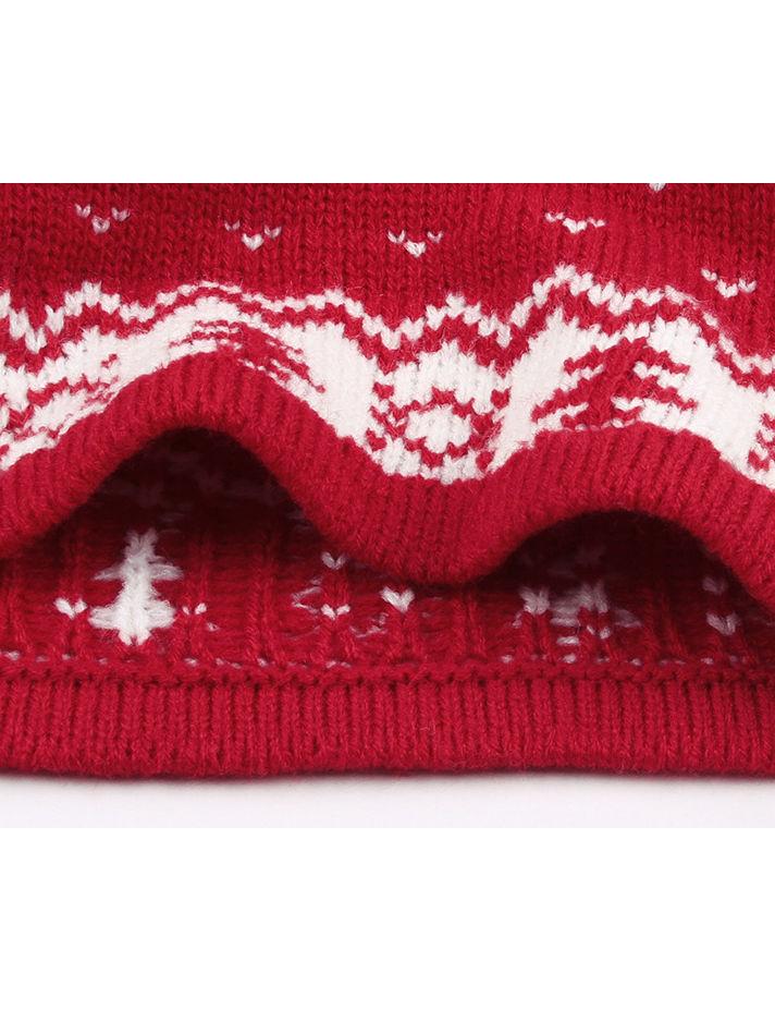 Baby Toddler Girl Christmas Reindeer Crochet Dress - dianjiang-