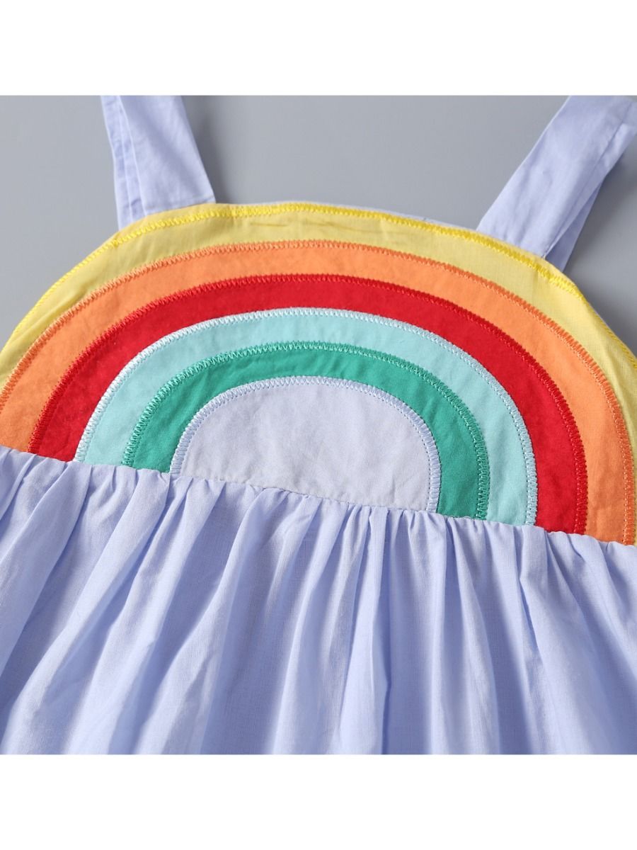 Rainbow Dresses Baby Toddler Girl Sundress - dianjiang-