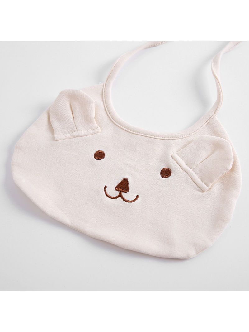 2-Piece Baby Onesie Matching Bear Bib - dianjiang-