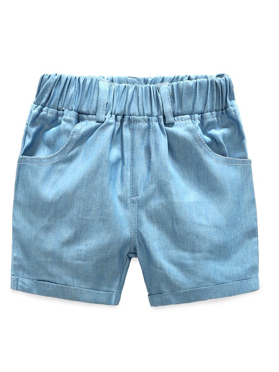 Parrot Shirt+Blue Shorts 2-Piece Summer Little Big Boy Outfit - dianjiang-