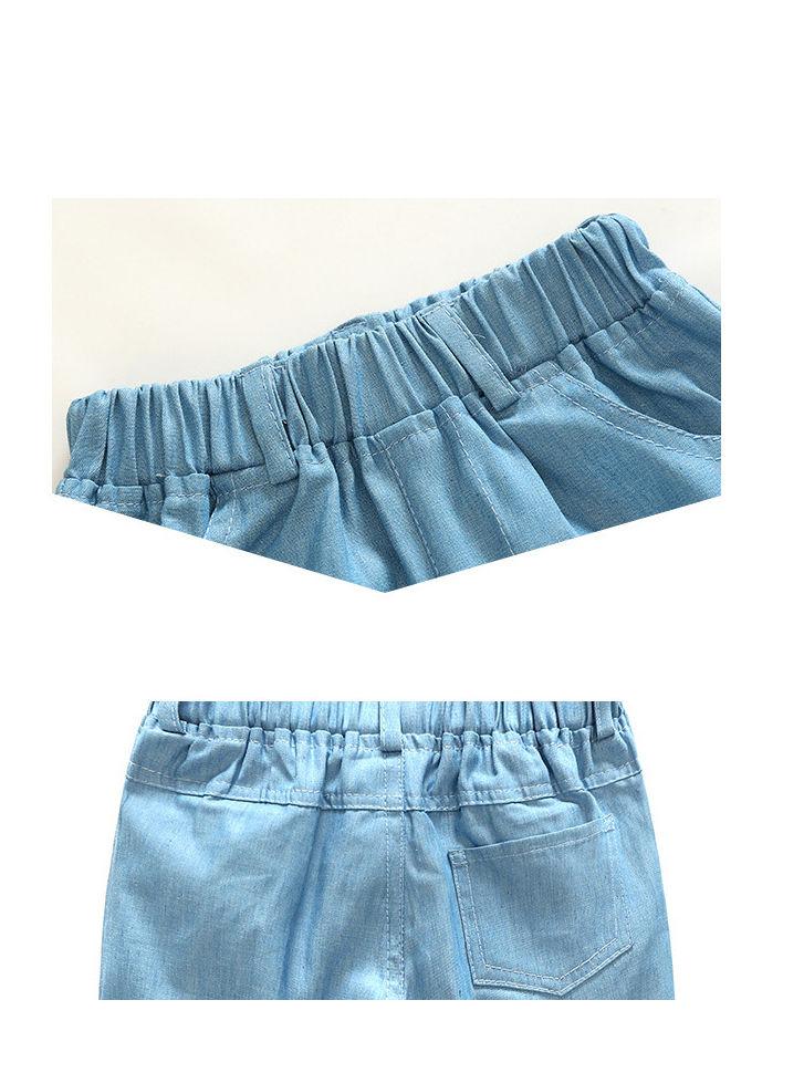 Parrot Shirt+Blue Shorts 2-Piece Summer Little Big Boy Outfit - dianjiang-