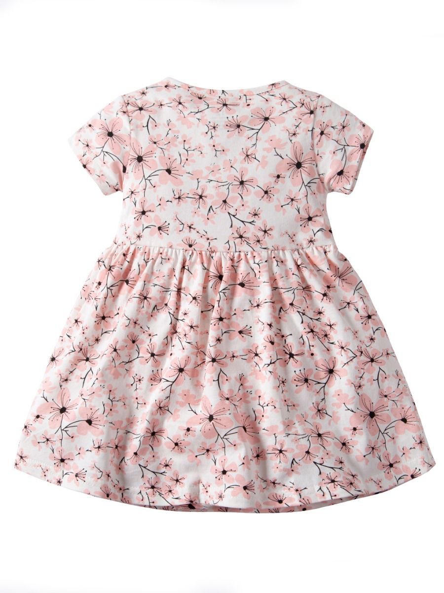 Infant Girl Summer Flower Romper Dress - dianjiang-