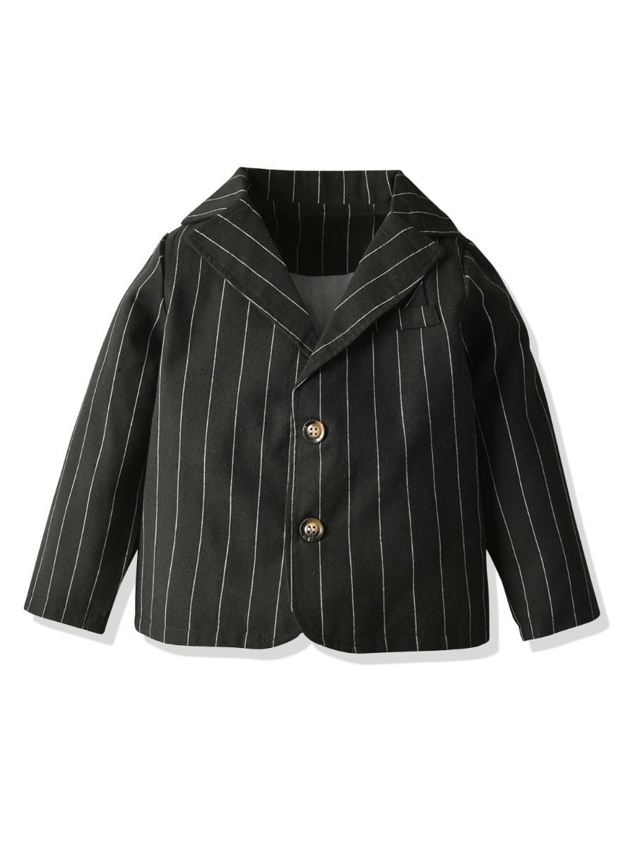 Trendy Autumn Toddler Boys 5-Piece Bow-Tie Party Wear Suit - dianjiang-